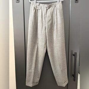 Lauren Ralph Lauren Classic Gray Wool Dress Pants